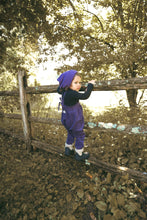 Load image into Gallery viewer, Calla Lili Baby Corduroy Romper - Purple
