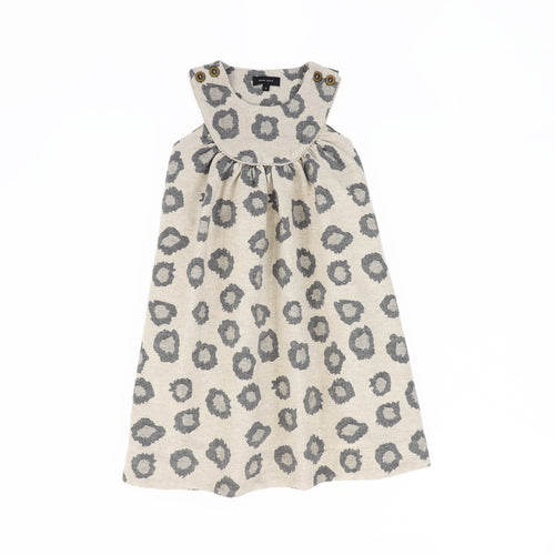 Bamboo Leopard Piped Jumper - Beige