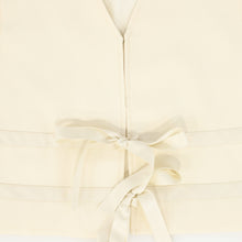 Load image into Gallery viewer, Valentina Bow Front Vest And Waisted A-Line Maxi Skirt Set - Cream
