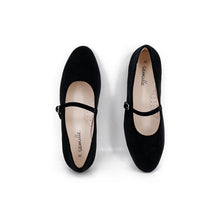 Load image into Gallery viewer, Camille Shoes Piper Teens - Black Velvet