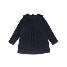 Load image into Gallery viewer, Bamboo Wool Collar Swing Coat - Navy