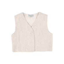 Load image into Gallery viewer, Bace Wool One Button Vest - Oatmeal