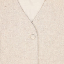 Load image into Gallery viewer, Bace Wool One Button Vest - Oatmeal
