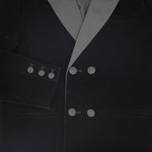Load image into Gallery viewer, Bamboo Velvet Taffeta Blazer - Black