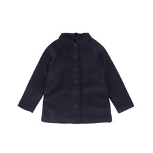Load image into Gallery viewer, Bamboo Wool Raglan Coat - Navy