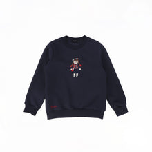 Load image into Gallery viewer, Bamboo Doll Embroidered Sweatshirt - Navy