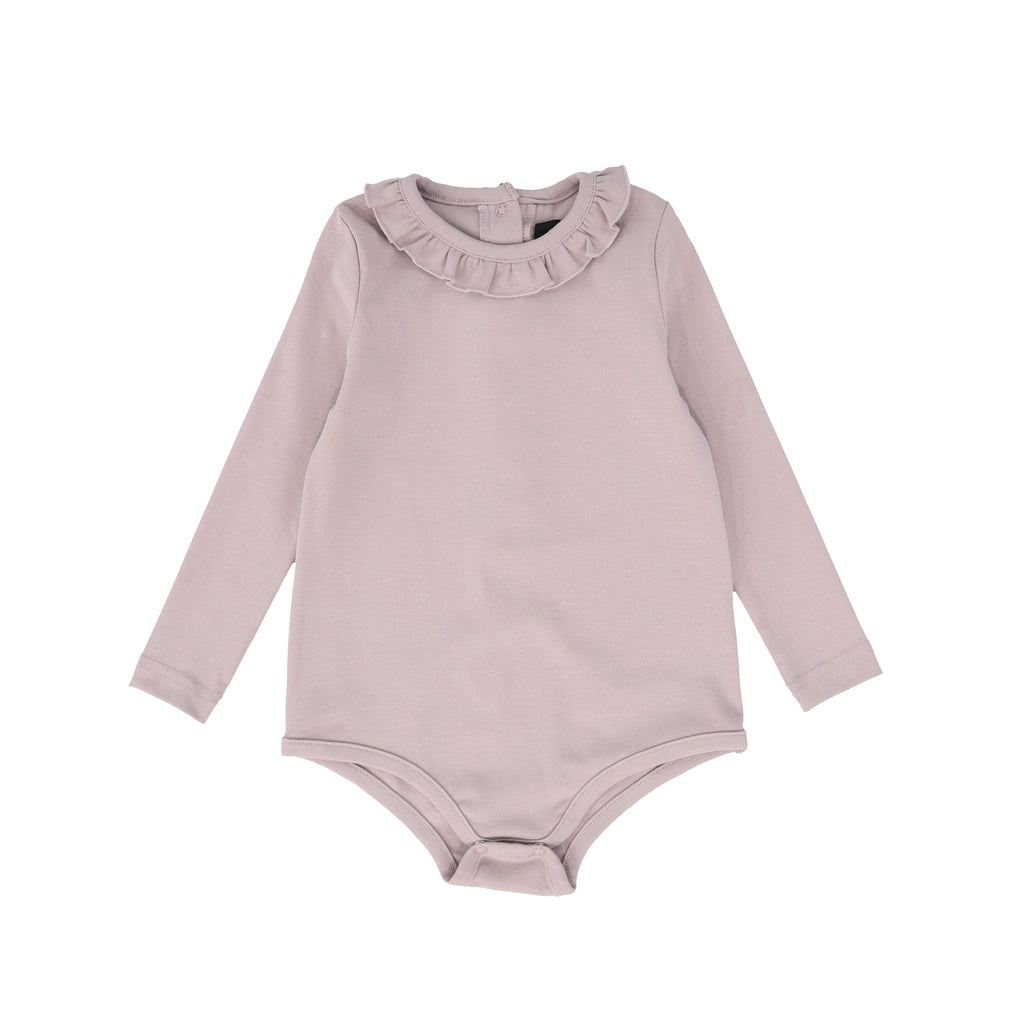 Bamboo Ruffle Collar Onesie - Lilac