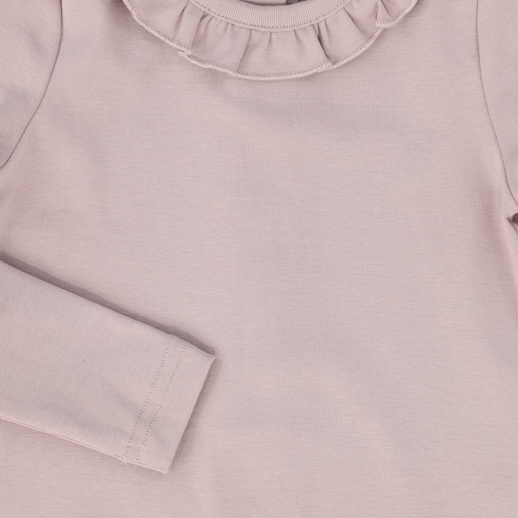 Bamboo Ruffle Collar Onesie - Lilac