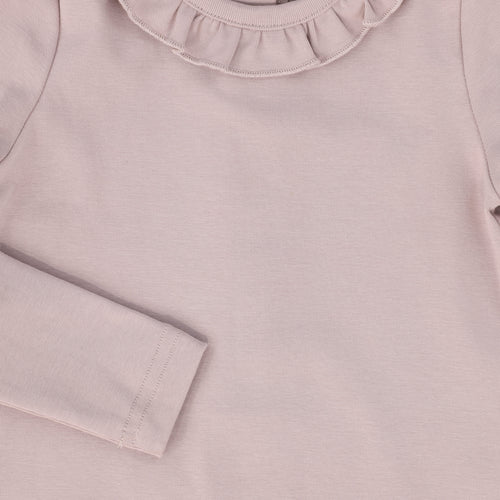Bamboo Ruffle Collar Onesie - Lilac