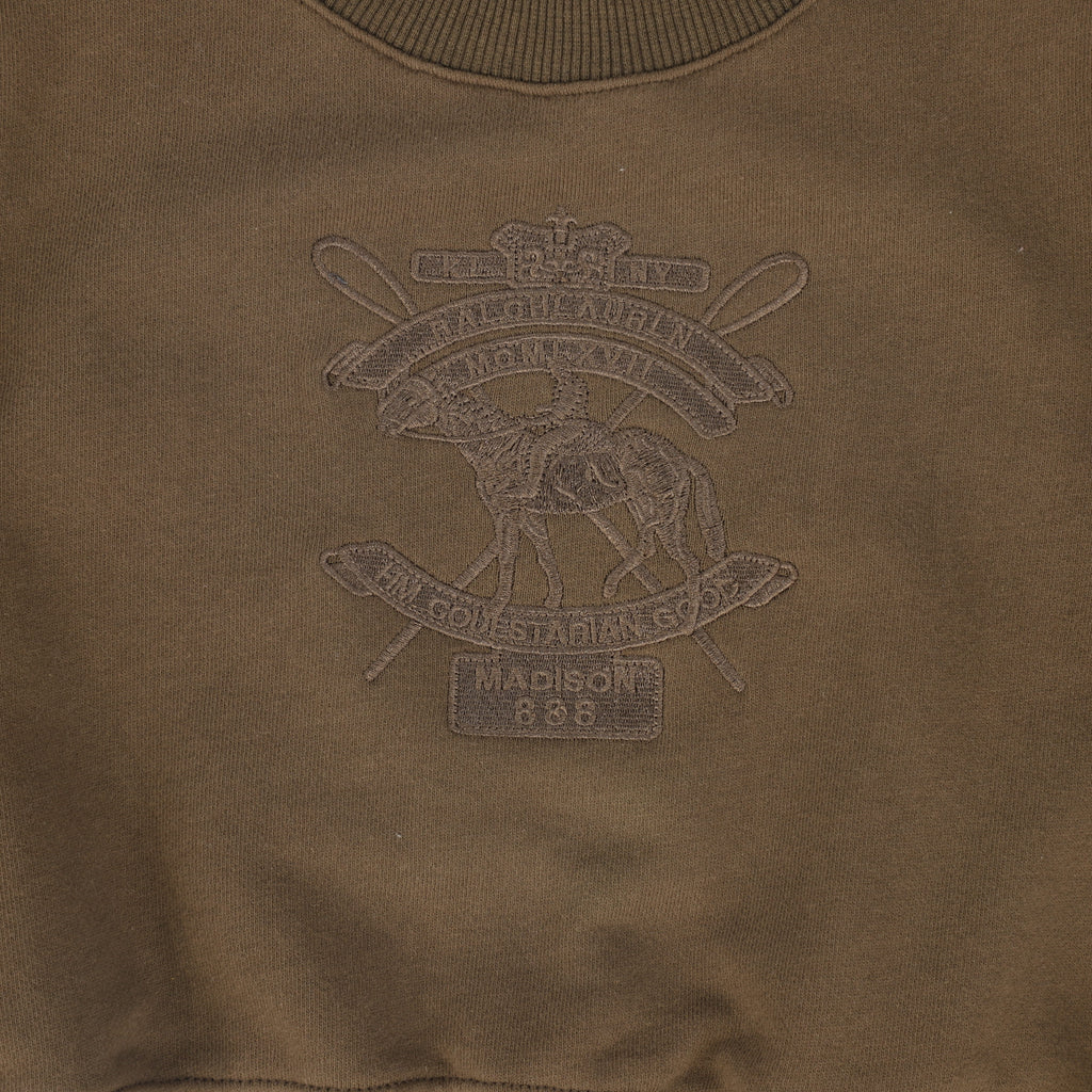 Bace Embroidered Logo Polo - Brown