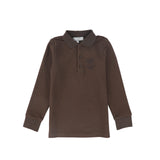 Bace Embroidered Logo Polo - Brown