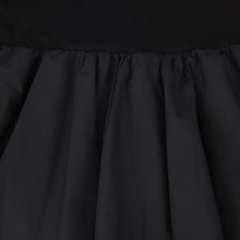 Load image into Gallery viewer, Valentina Tiered Mockneck Maxi Dress - Black