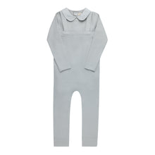 Load image into Gallery viewer, Ely&#39;s &amp; Co Embroidered Collar Collection Two Piece Overall Set - Blue