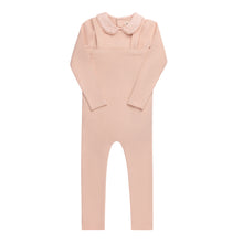 Load image into Gallery viewer, Ely's &amp; Co Embroidered Collar Collection Two Piece Overall Set - Pink