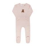 Ely's & Co Gingham Teddy Collection Footie - Pink