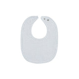 Ely's & Co Gingham Teddy Collection Bib - Blue