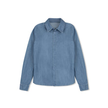 Load image into Gallery viewer, Velvette Label Denim Shirt