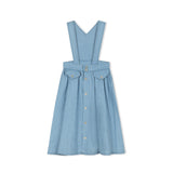 Velvette Label Light Denim Strap Jumper