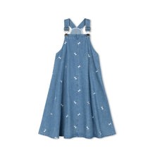 Load image into Gallery viewer, Velvette Label Denim White Bow Jumper