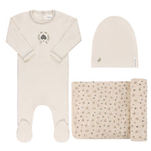 Load image into Gallery viewer, Ely's &amp; Co Garden Floral Center Collection 3PC Layette set - Ivory Boy
