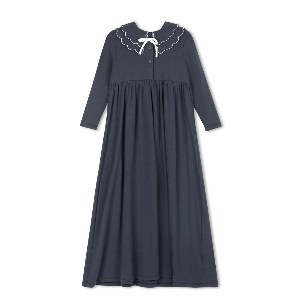 Velvette Label Scalloped Maxi