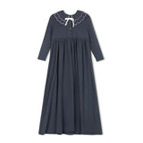 Velvette Label Scalloped Maxi