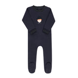 Ely's & Co French Terry Scottish Collection Footie - Navy