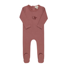 Load image into Gallery viewer, Ely's &amp; Co Heart Collection Footie - Pink