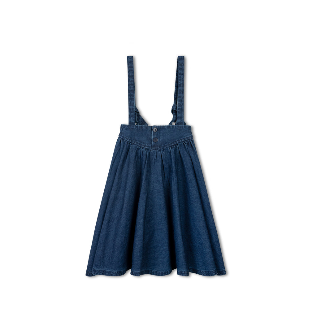Peach Kids Denim Jumper