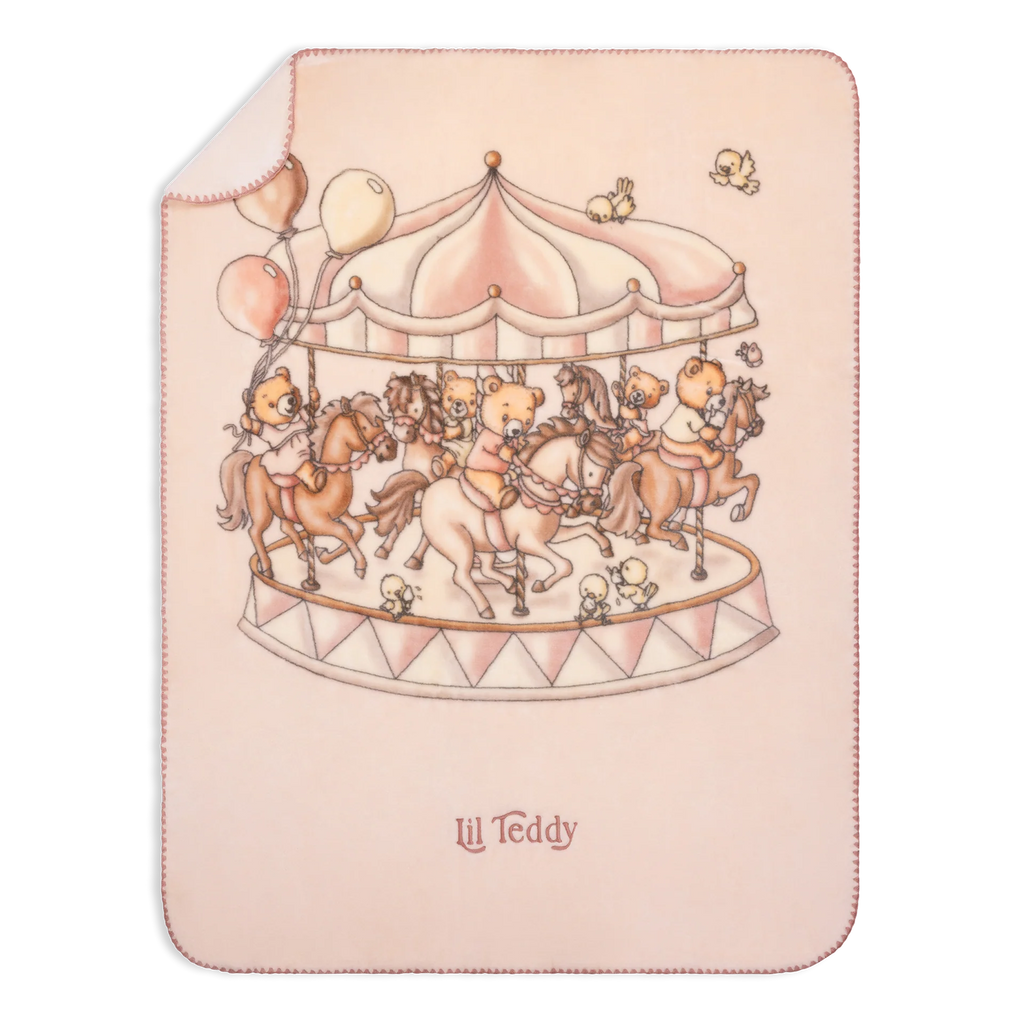 Bigger Teddy's Merry Go Snuggle Sugary Pink - Toddler