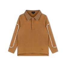 Load image into Gallery viewer, Byke Denim Patch Polo - Camel