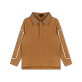 Byke Denim Patch Polo - Camel