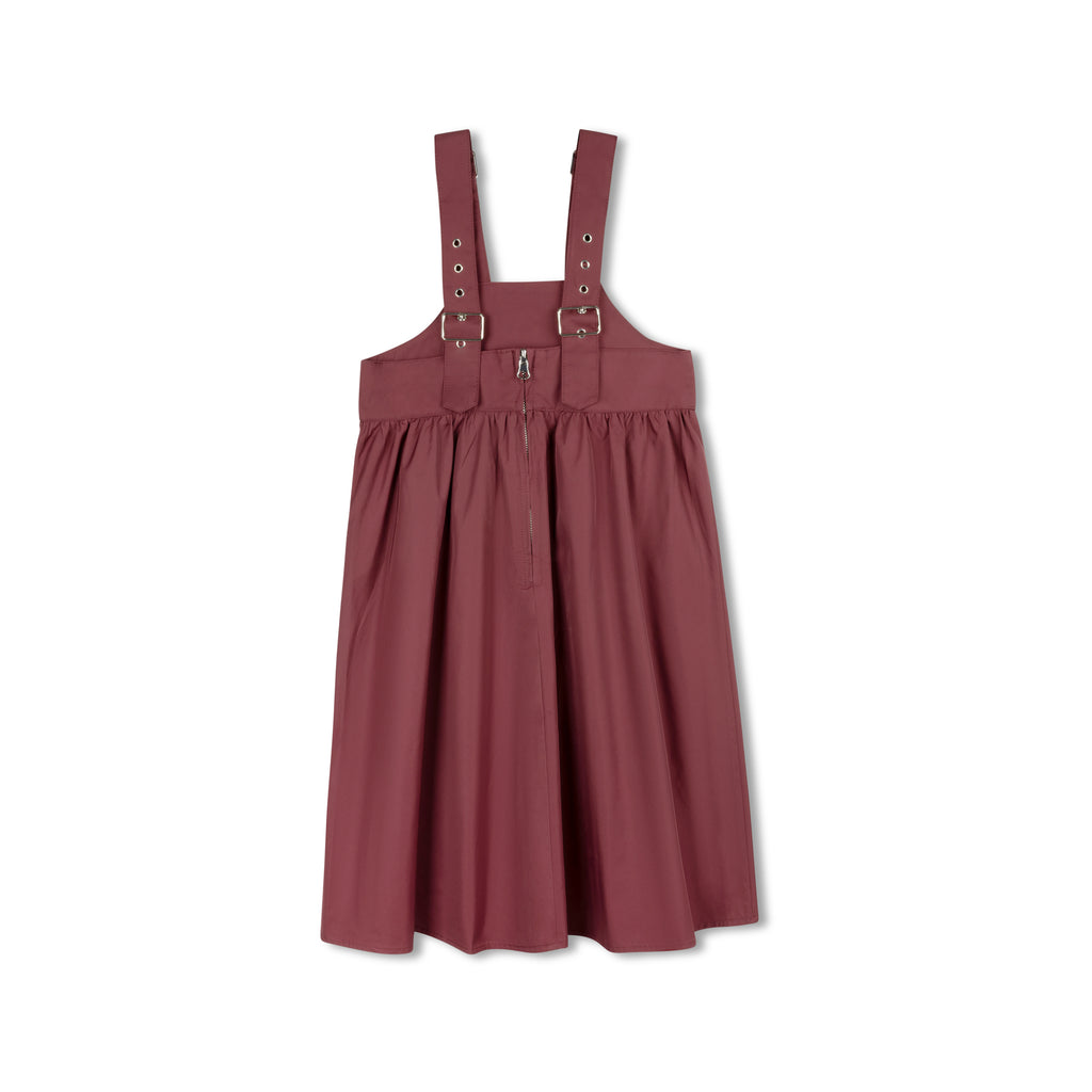 Byke Taffeta Buckle Jumper - Wine