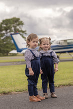 Load image into Gallery viewer, Limonana Windsor Checked Boys Shirt - Navy Plaid
