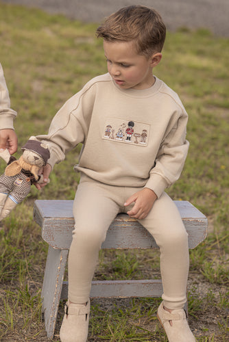 Limonana Storybook Baby Boys Set - Oat