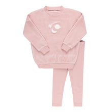 Load image into Gallery viewer, Ely&#39;s &amp; Co  Velour Celestial 2PC Set -  Dusty Pink