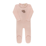Ely's & Co Embroidered Liberty Collection Footie - Pink