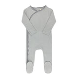 Ely's & Co Whip Stitch Collection Footie - Blue