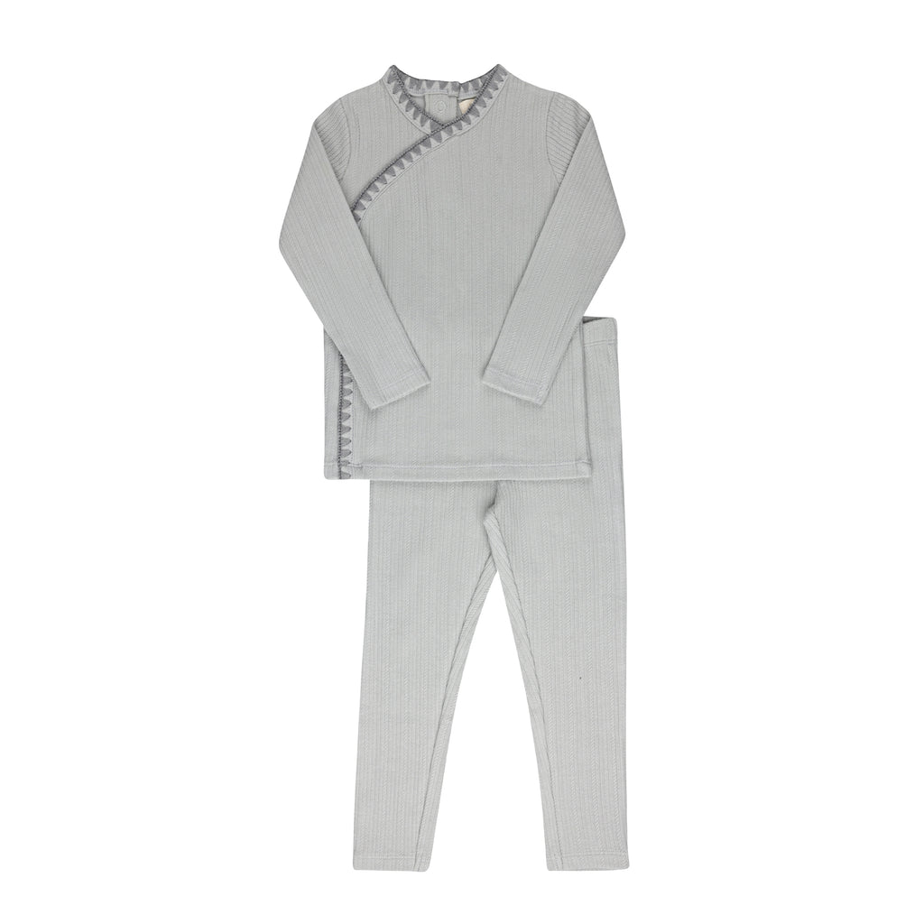 Ely's & Co Whip Stitch Collection Lounge Set - Blue