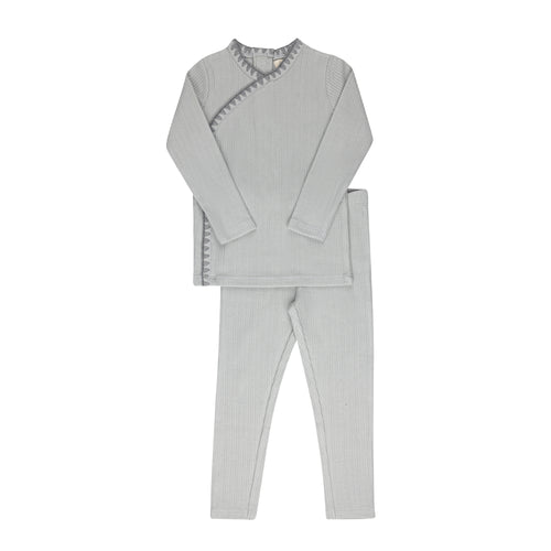 Ely's & Co Whip Stitch Collection Lounge Set - Blue