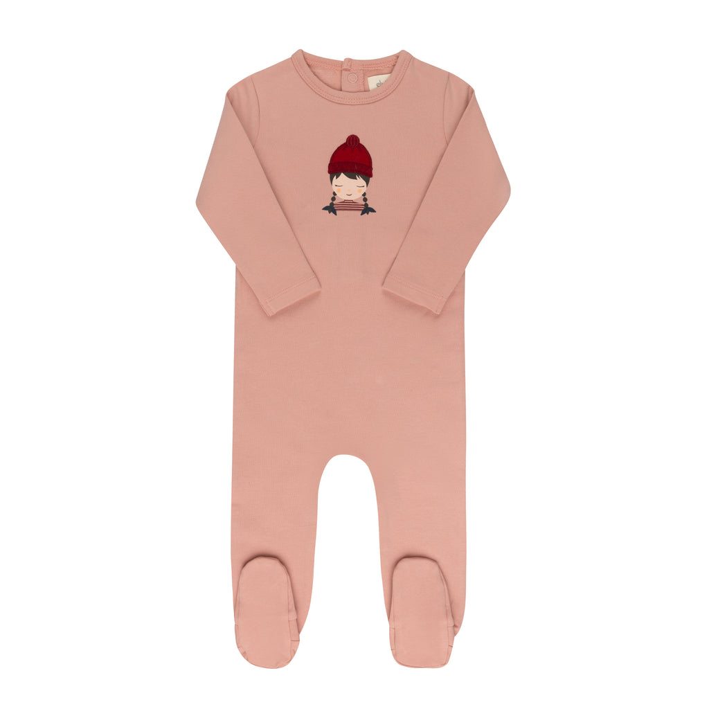 Ely's & Co Autumn Kids Collection Footie - Pink