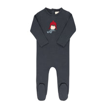 Load image into Gallery viewer, Ely's &amp; Co Autumn Kids Collection Footie - Navy