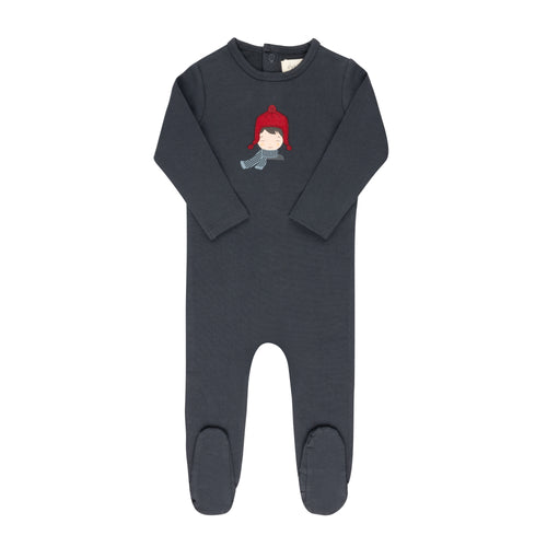 Ely's & Co Autumn Kids Collection Footie - Navy