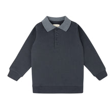 Load image into Gallery viewer, Ely's&amp; Co Autumn Kids Collection Polo Sweatshirt - Navy