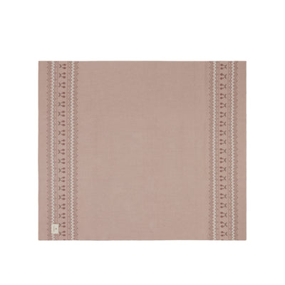 Looms Fair Isle Collection Baby Blanket - Mauve