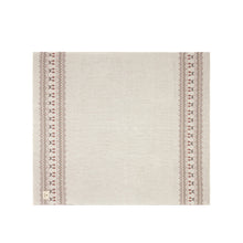 Load image into Gallery viewer, Looms Fair Isle Collection Baby Blanket - Ivory/Mauve
