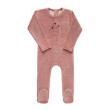 Ely's & Co Stripe Collection Footie - Pink