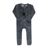 Ely's & Co Stripe Collection Footie - Blue