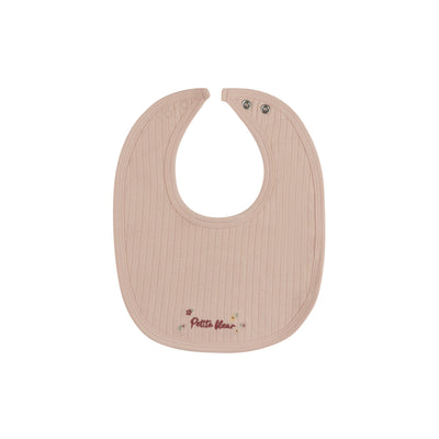Ely's & Co Floral Star Embroidered Collar Collection Bib - Pink