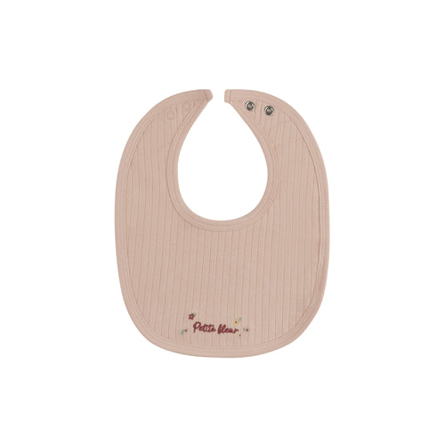 Ely's & Co Floral Star Embroidered Collar Collection Bib - Pink